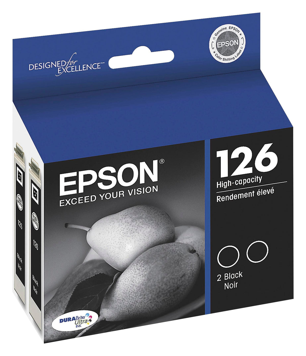 CARTRIDGE INK TONER EPSON EPST126120D2 BLACK PK OF 2