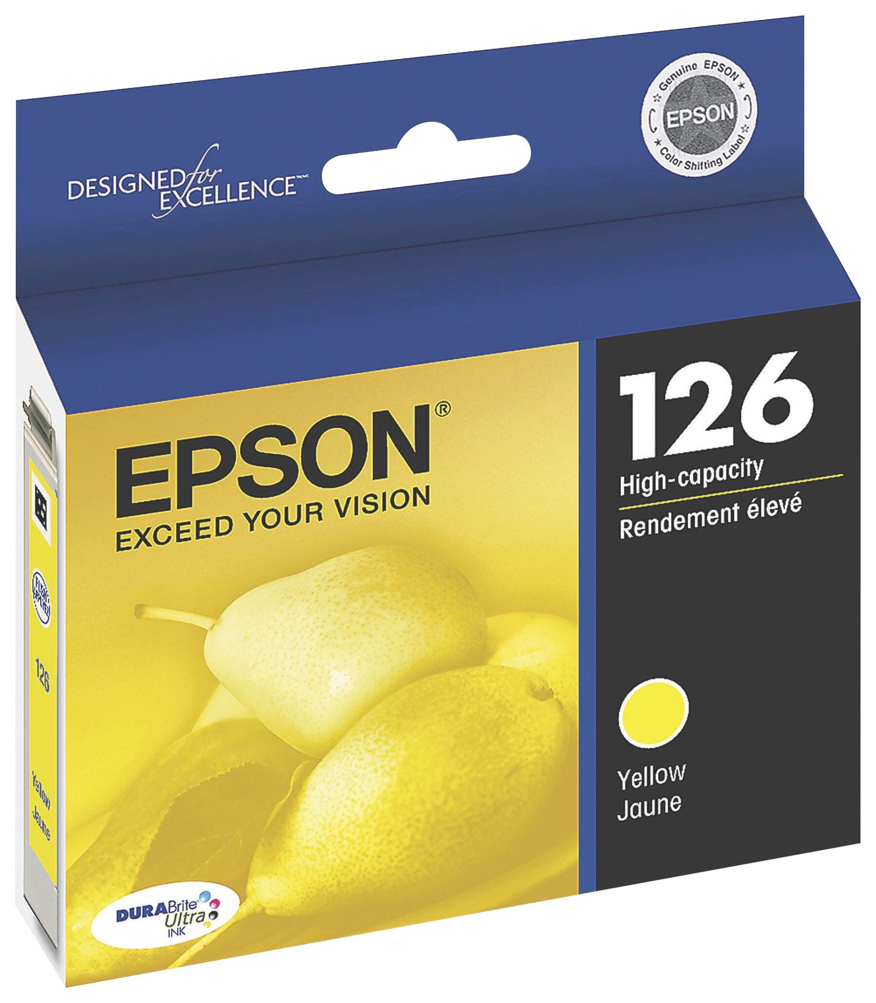 INK TONER CARTRIDGE EPSON DURABRITE EPST126420S YELLOW