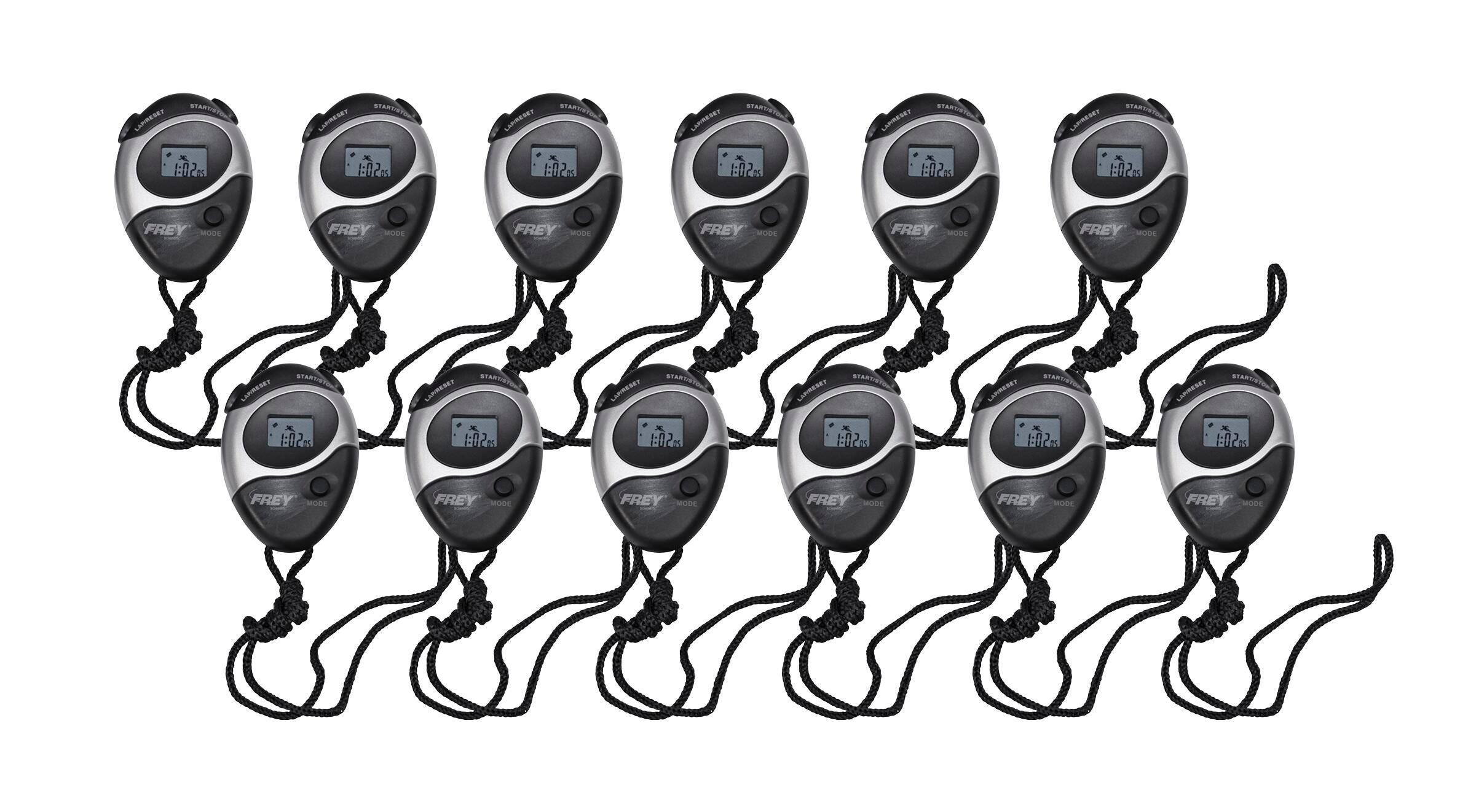 FREY SCIENTIFIC STOPWATCH SET OF 12