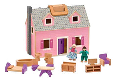 DOLLHOUSE FOLD AND GO SET OF 14