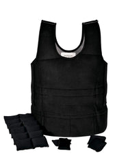 ABILITATIONS VEST WEIGHTED SOFT LARGE - BLACK