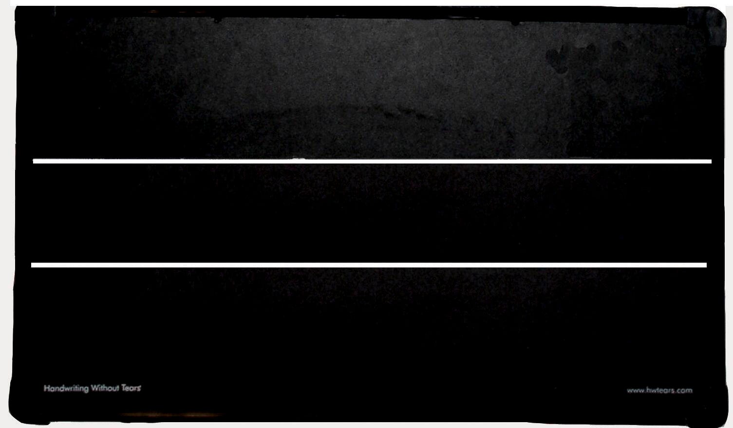 BLACKBOARD WITH DOUBLE LINES