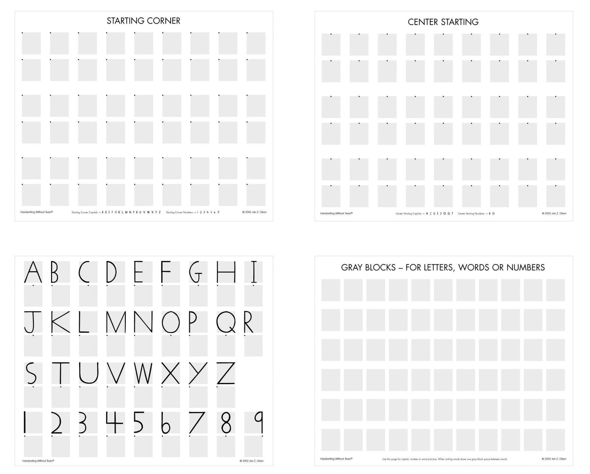 GRAY BLOCK PAPER SET OF 105 SHEETS