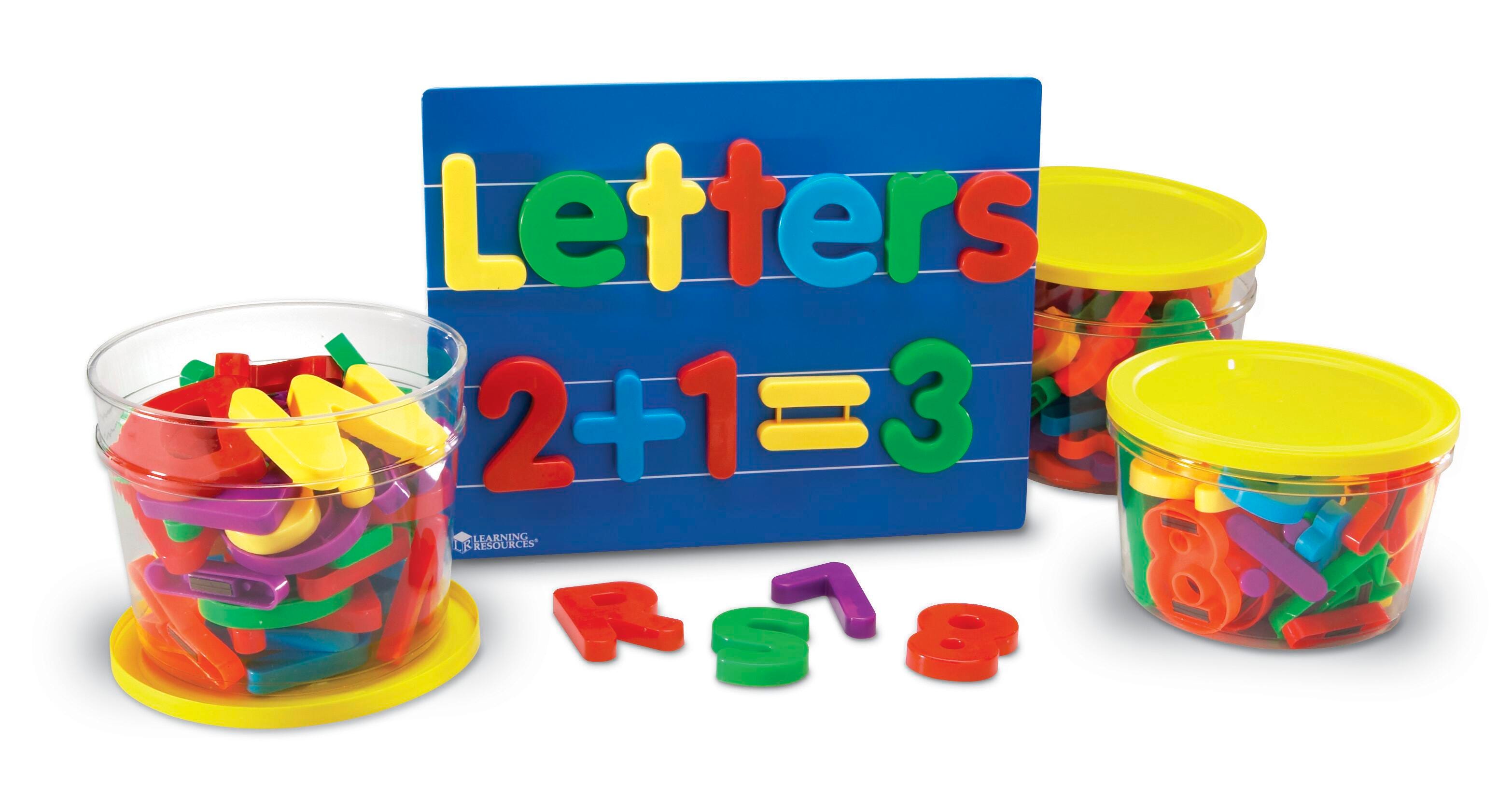 JUMBO MAGNETIC LETTERS AND NUMBERS COMBO SET OF 116