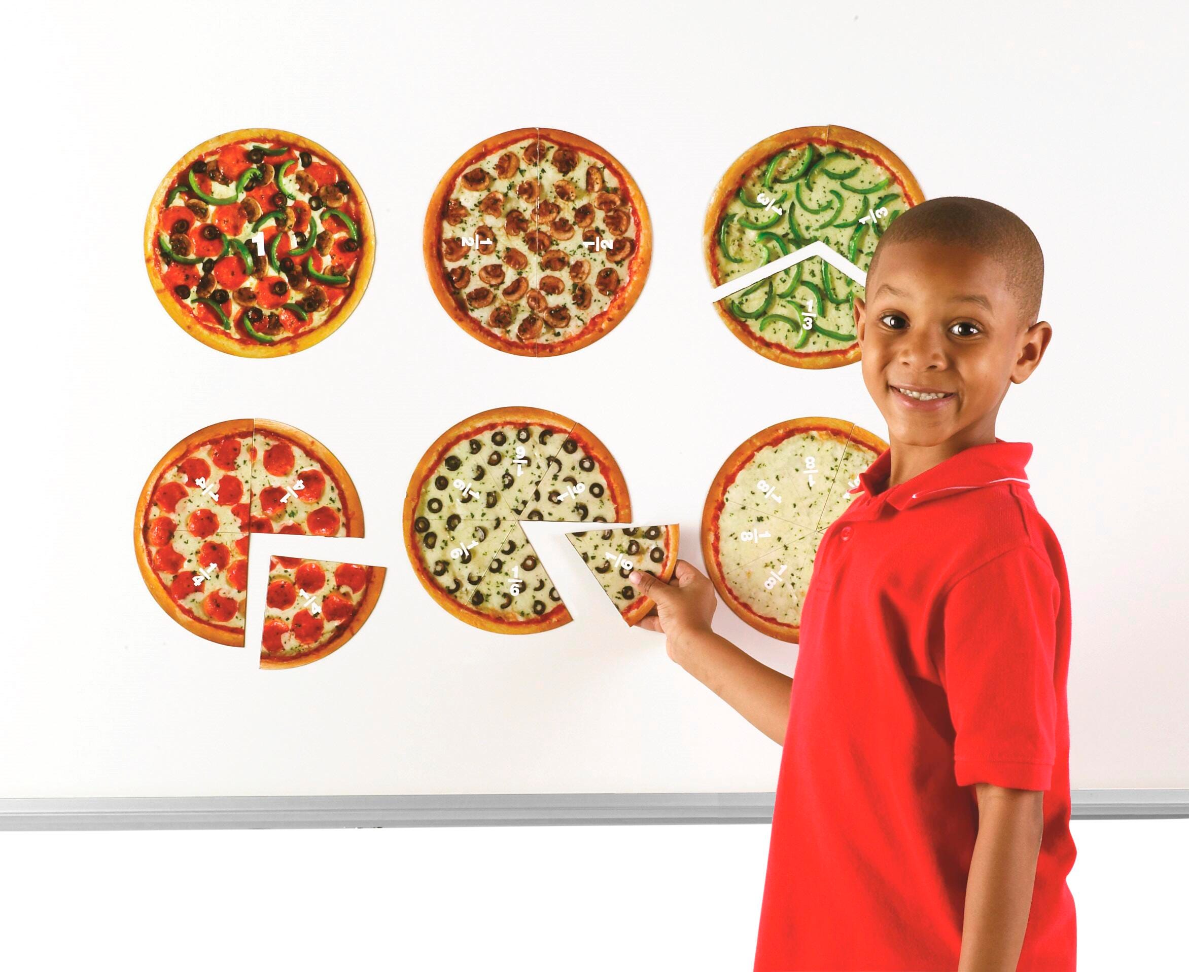 MAGNETIC PIZZA FRACTION DEMONSTRATION SET