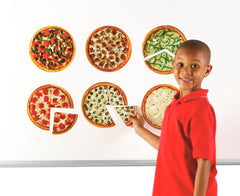 MAGNETIC PIZZA FRACTION DEMONSTRATION SET