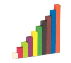 CUISENAIRE RODS SMALL GROUP SET WOOD SET OF 155