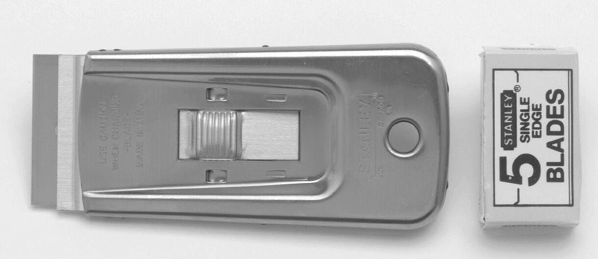 SCRAPER RAZOR BLADE PO28-500