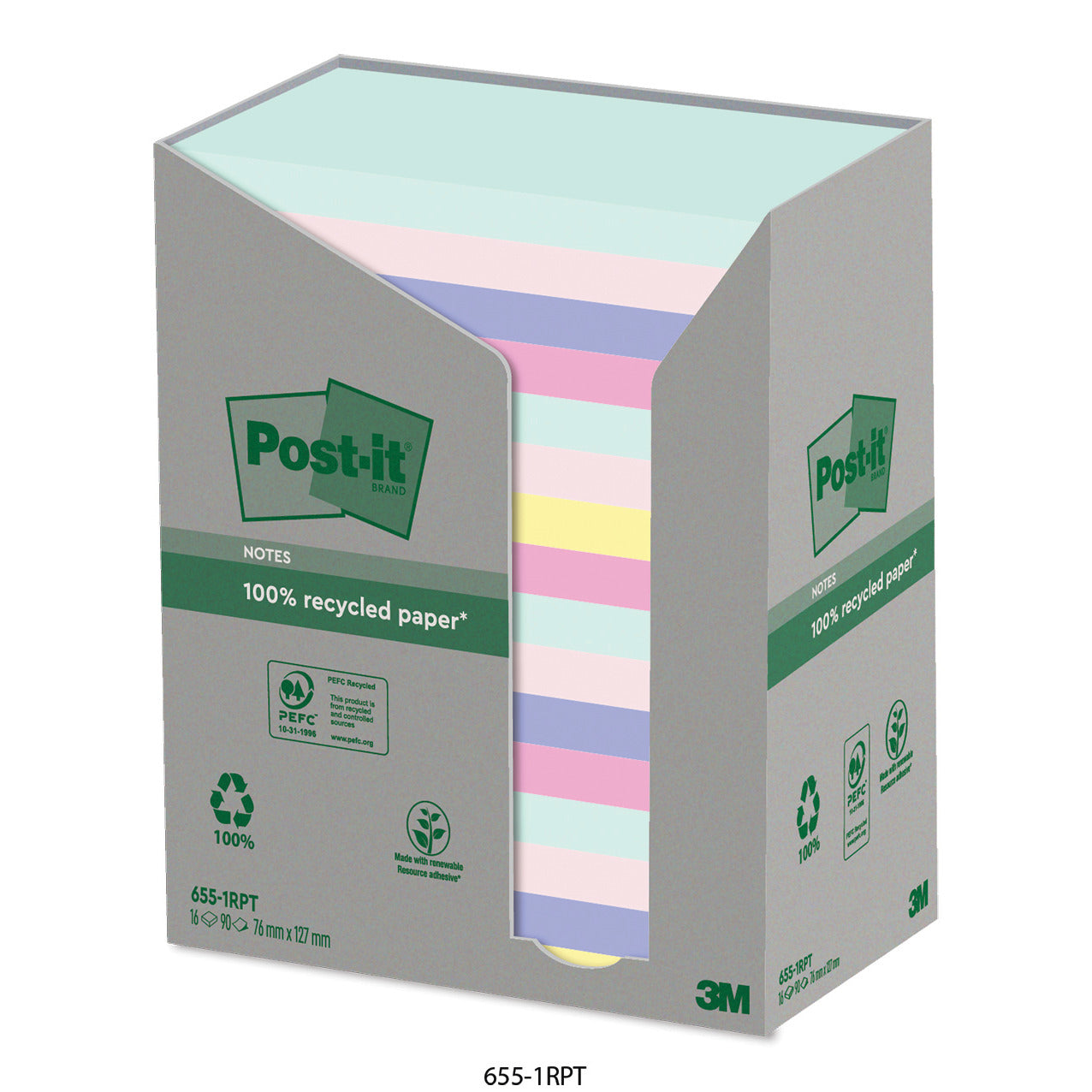 Post-It Rec.Past.Twer 76X127Mmpk16