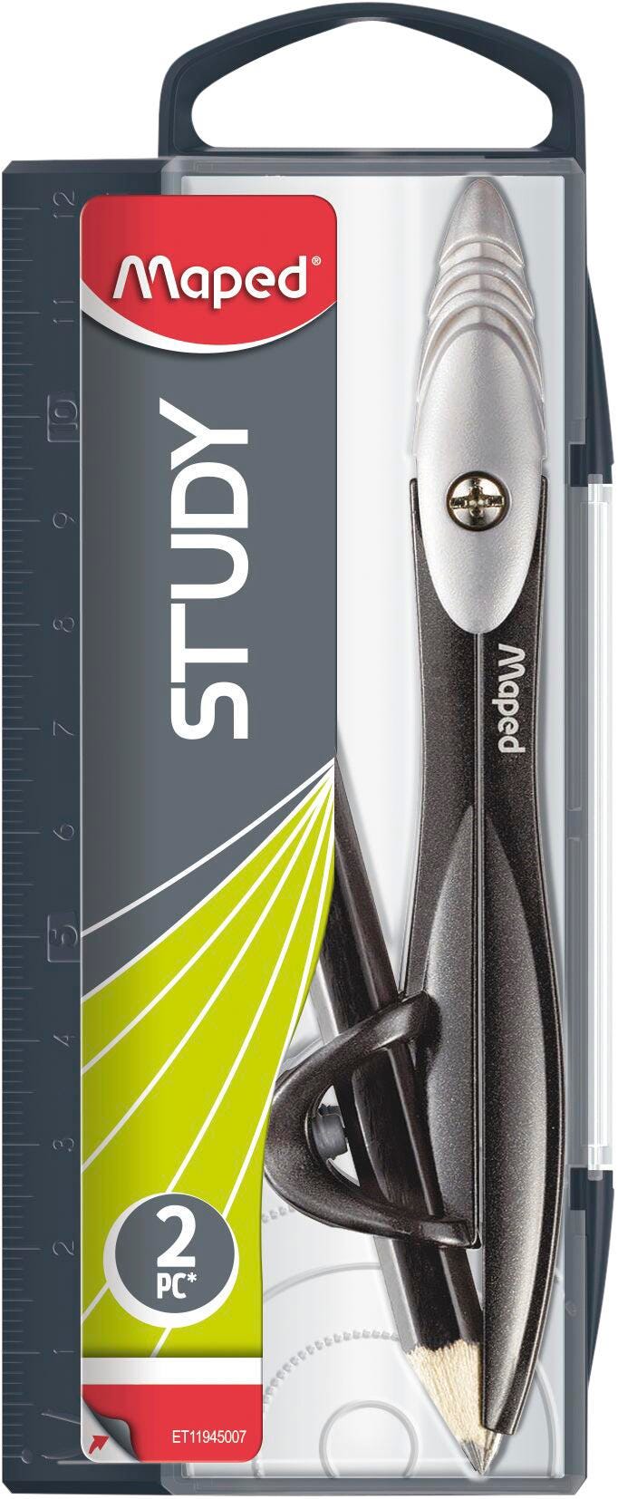 COMPASS STUDY METAL WITH PENCIL UNIVERSAL HOLDER