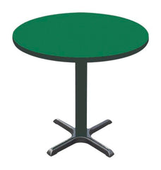 CAFETERIA TABLE - CORRELL - CAFE CAFETERIA TABLE - ROUND TOP - 29 INCH FIXED HEIGHT - X-STYLE BASE - 22 W X 24 DIA X 29 H IN - SPECIFY TOP COLOR