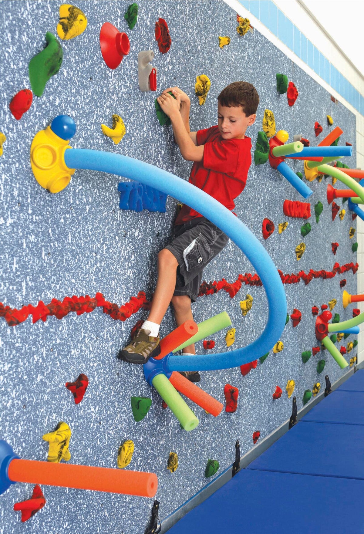 CLIMBING WALL ACCESS CHALLENGE COURSE SET