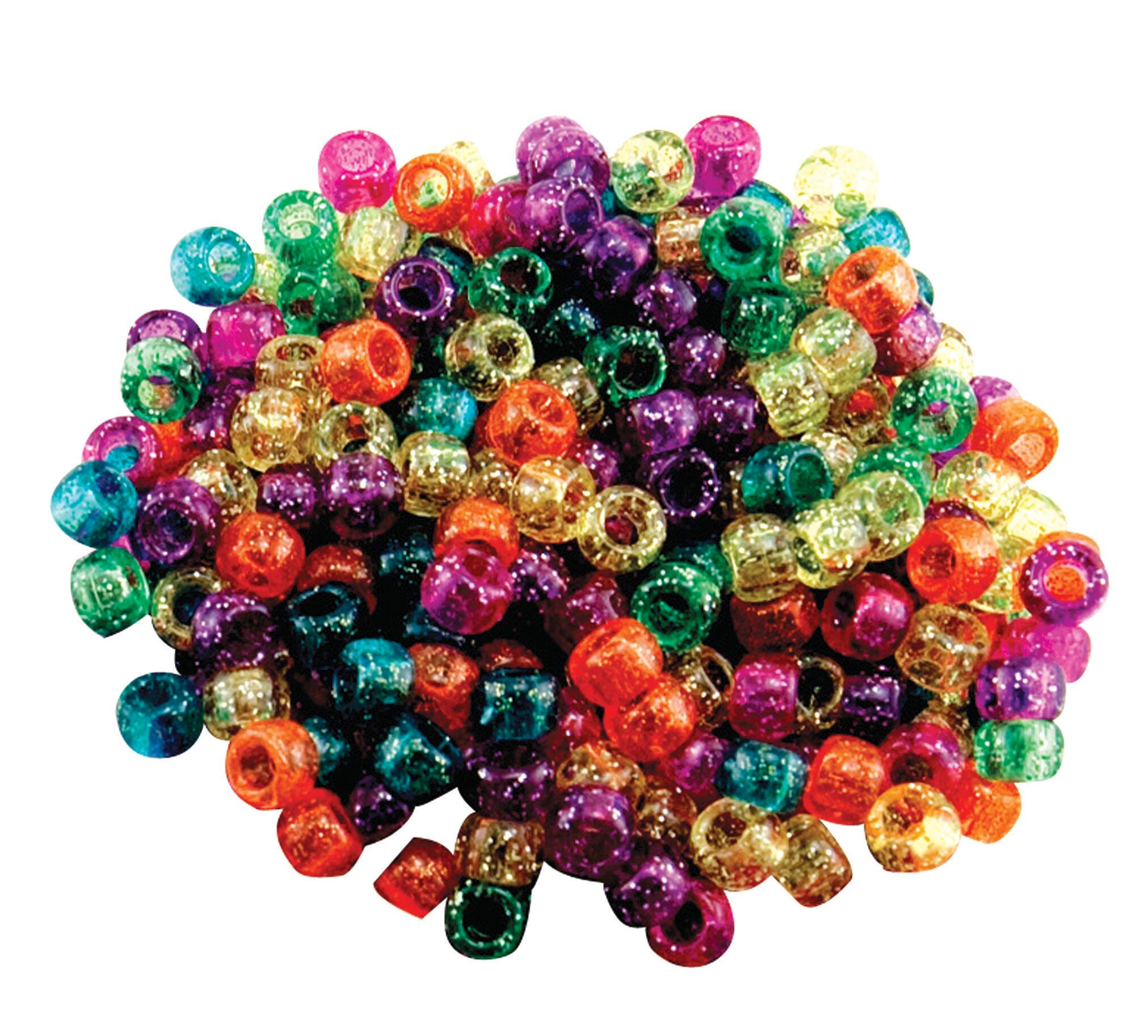 BEADS PONY GLITTER JELLY PACK OF 1000