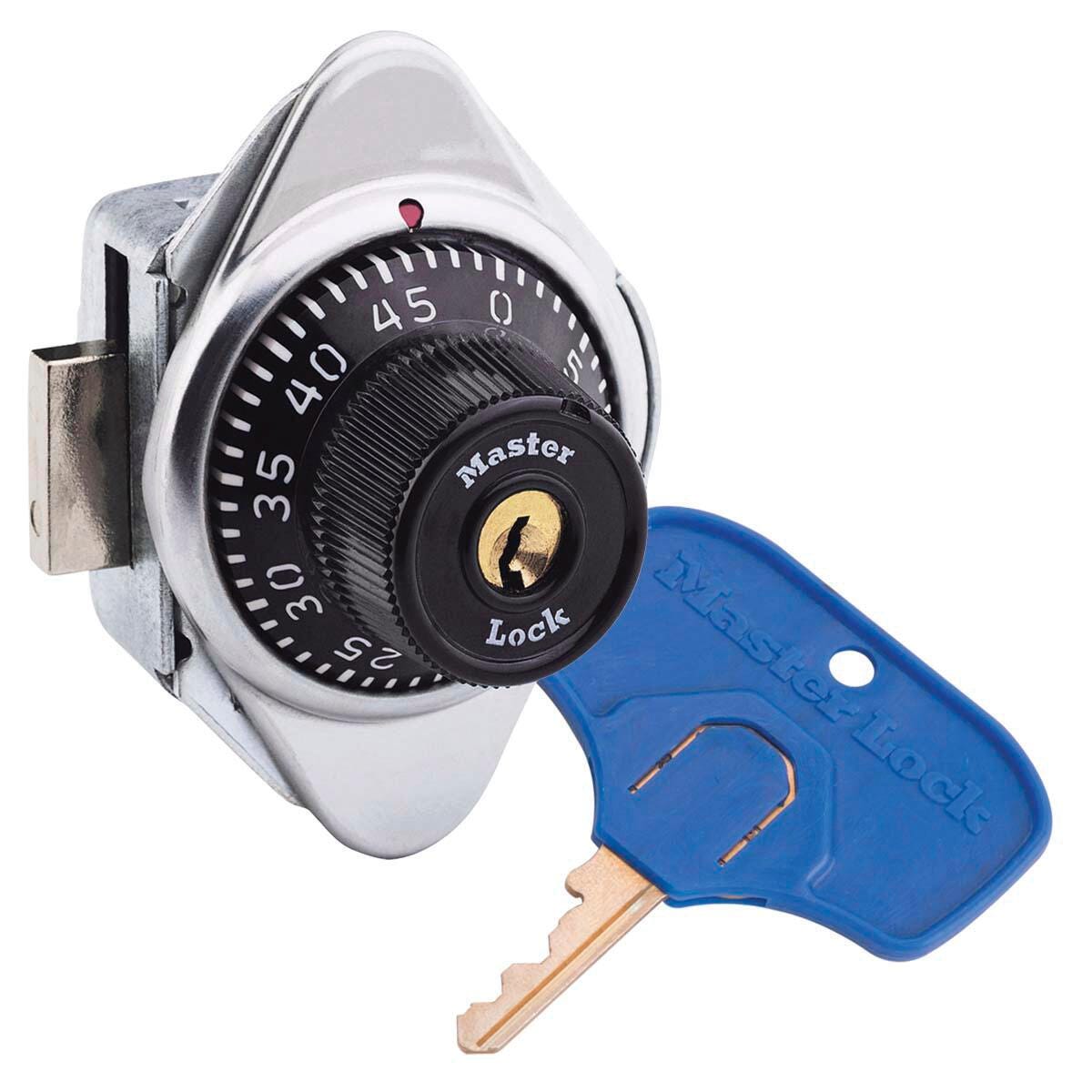 BUILT-IN-LOCK - MASTER LOCK 1636 SERIES BUILT-IN COMBINATION LOCK FOR LIFT HANDLE LOCKERS WITH 2 ADA USER KEYS - RIGHT HINGED - SPECIFY KEY SERIES