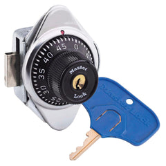 BUILT-IN-LOCK - MASTER LOCK 1636 SERIES BUILT-IN COMBINATION LOCK FOR LIFT HANDLE LOCKERS WITH 2 ADA USER KEYS - RIGHT HINGED - SPECIFY KEY SERIES