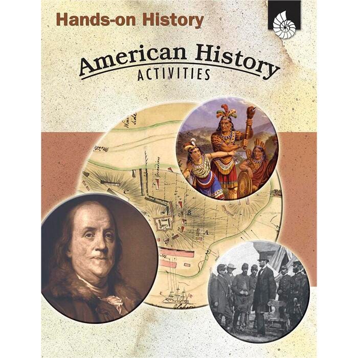 WORKBOOK HANDS ON HISTORY AMERICAN HISTORY ACT GR 3-8