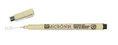 PENS PIGMA MICRON 01 PEN 0.25MM BLACK PACK OF 12