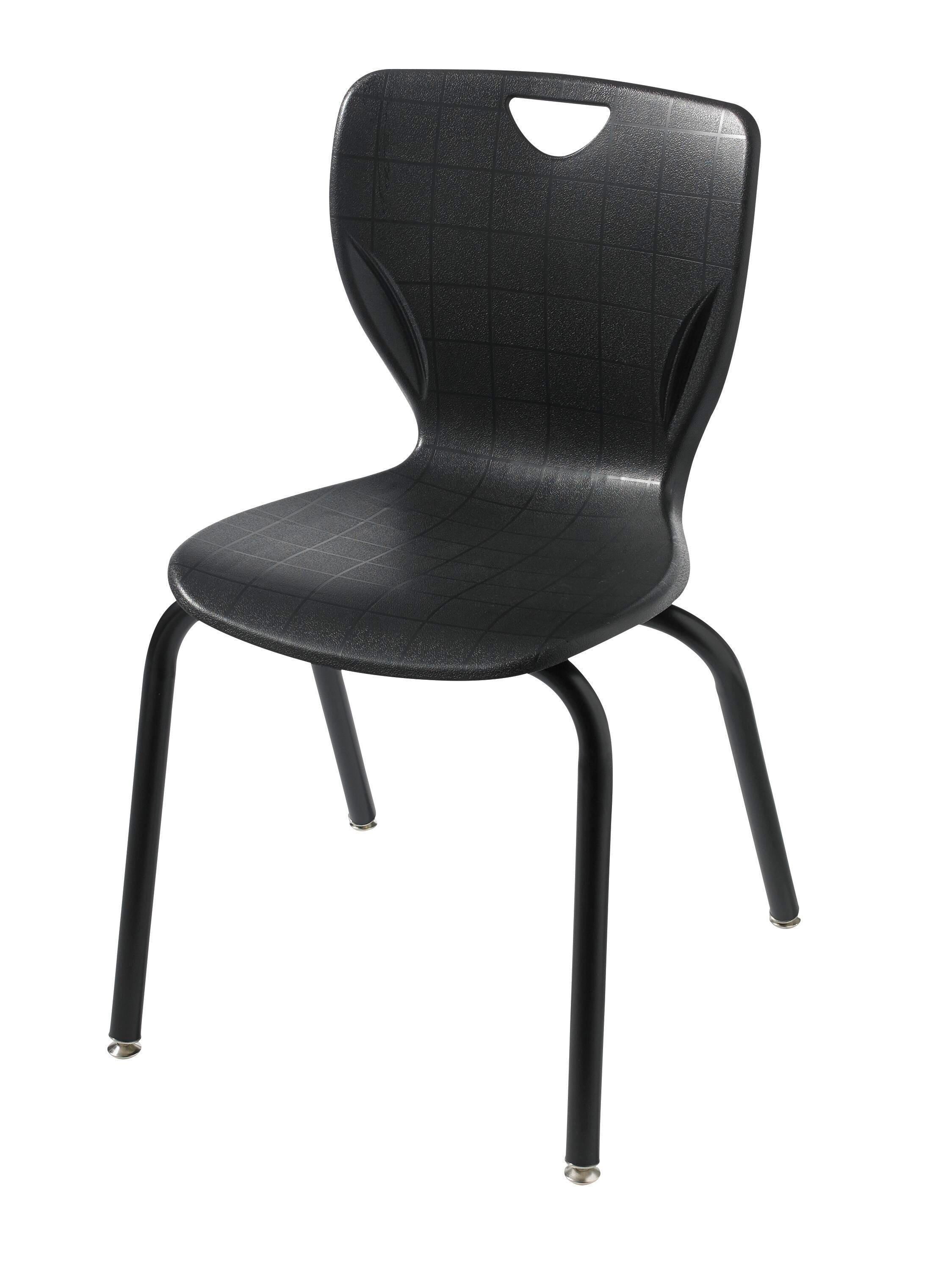 CHAIR - CLASSROOM SELECT - CONTEMPORARY 4-LEG - 18 IN - SPECIFY SEAT AND BACK COLOR - SPECIFY FRAME COLOR - GLIDE - SPECIFY GLIDE TYPE - POWDERCOAT