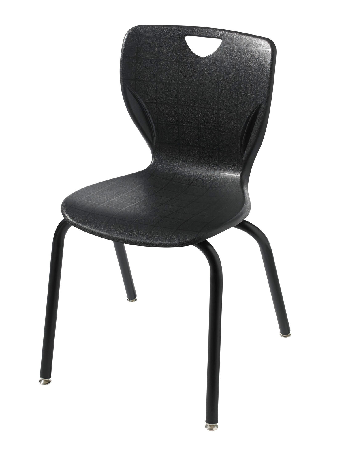 CHAIR - CLASSROOM SELECT - CONTEMPORARY 4-LEG - 18 IN A+ - SPECIFY SEAT AND BACK COLOR - SPECIFY FRAME COLOR - GLIDE - SPECIFY GLIDE TYPE - POWDERCOAT