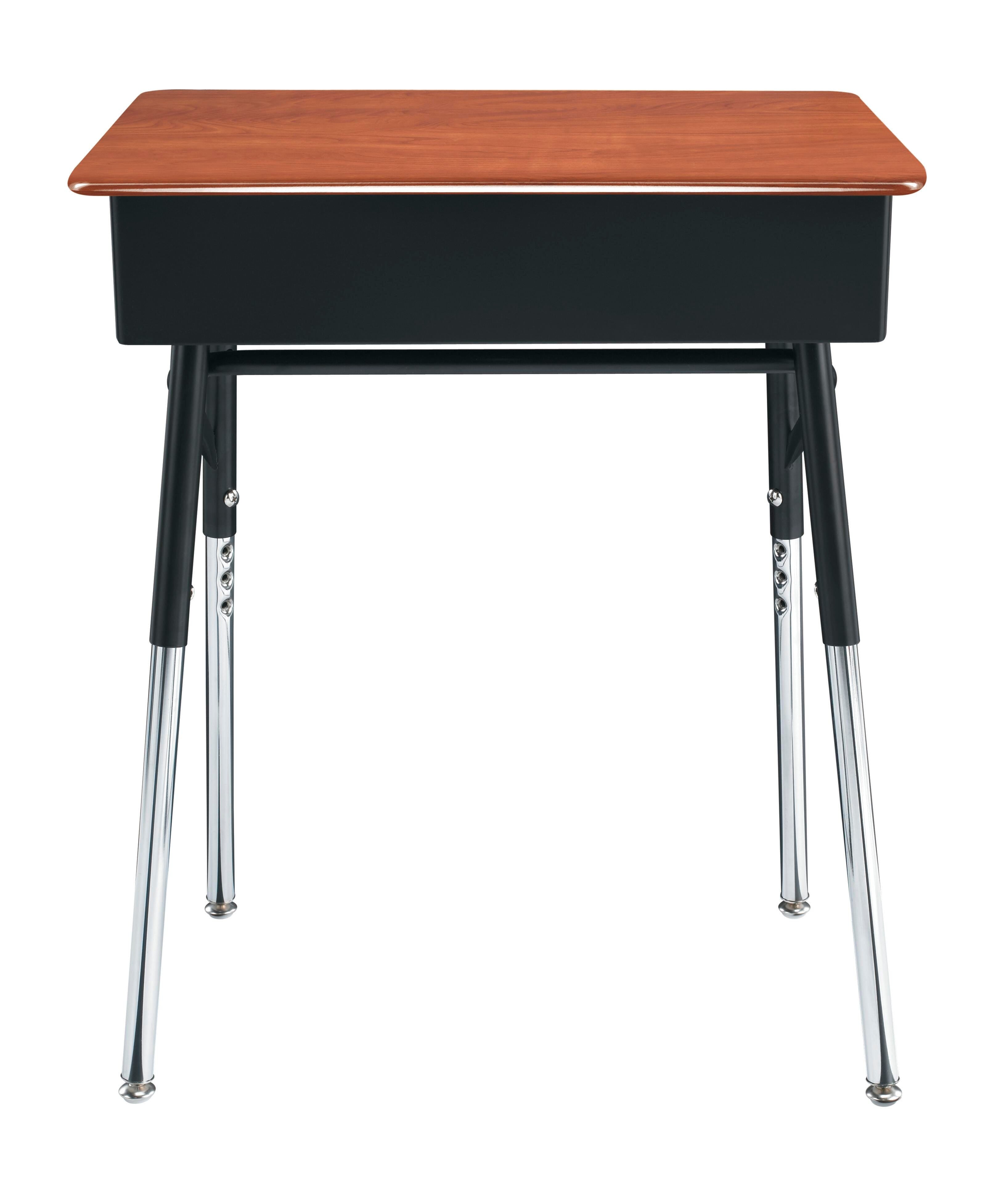 DESK - CLASSROOM SELECT - TRADITIONAL OPEN FRONT DESK - 18 X 24 IN - HARD PLASTIC - SPECIFY TOP COLOR - NONE