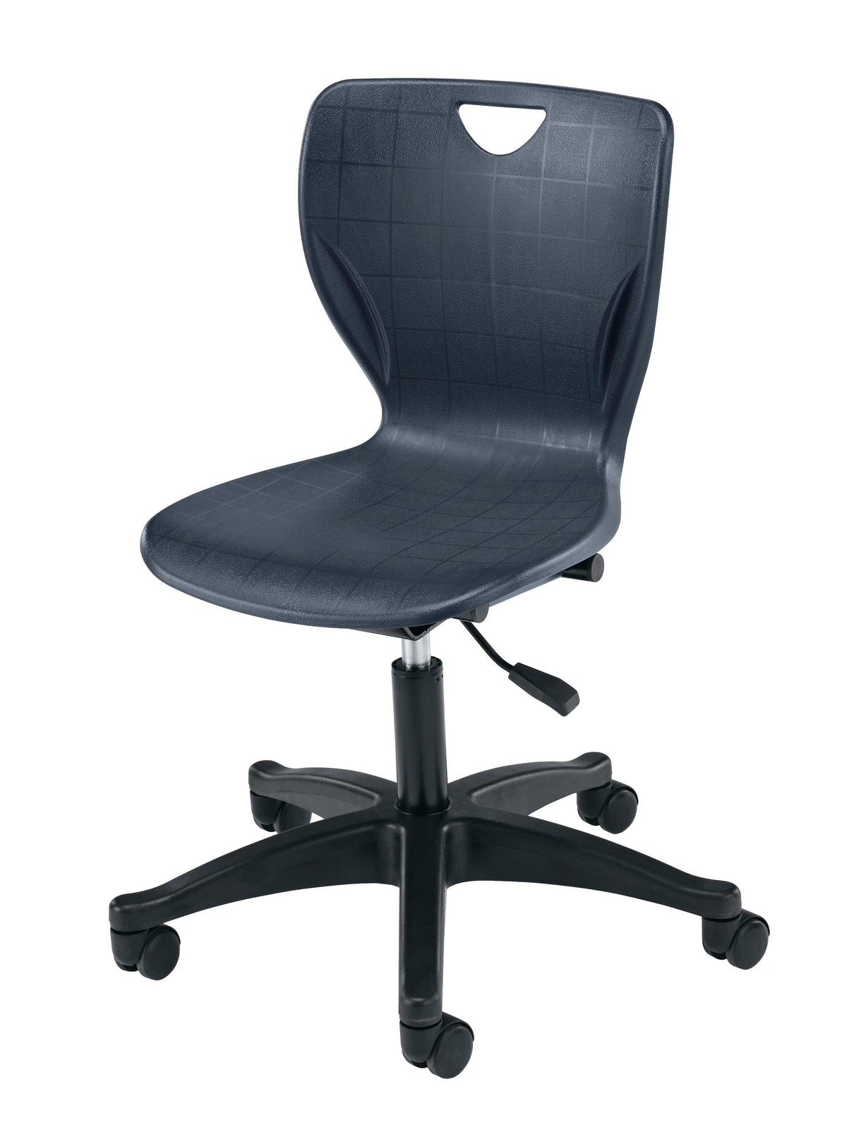 CHAIR - CLASSROOM SELECT - CONTEMPORARY PNEUMATIC LIFT CHAIR - A+ SHELL 17-3/4 TO 22-1/4 H IN - SPECIFY SEAT AND BACK COLOR