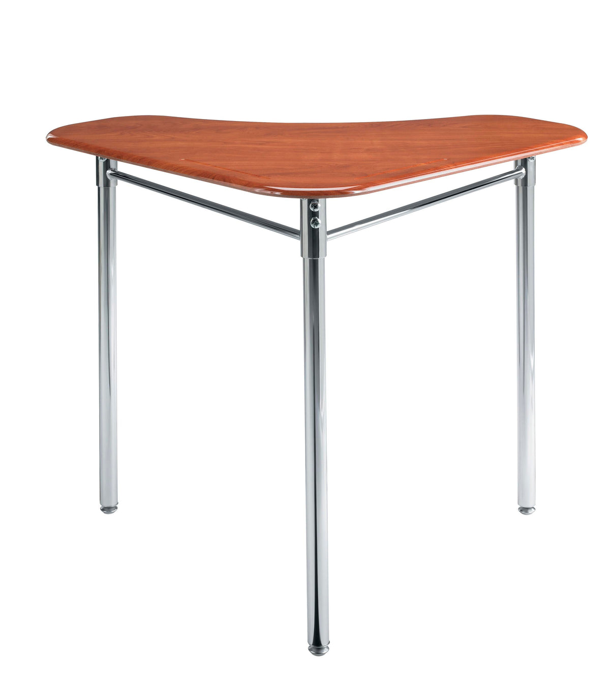 DESK - CLASSROOM SELECT - CONTEMPORARY COLLABORATION STANDING HEIGHT - TRIANGLE 36 W X 24 D - 30-43 INCH ADJUSTABLE HEIGHT - HARD PLASTIC - NONE - SPECIFY TOP COLOR - BOOKBOX - SPECIFY BOOKBOX TYPE -