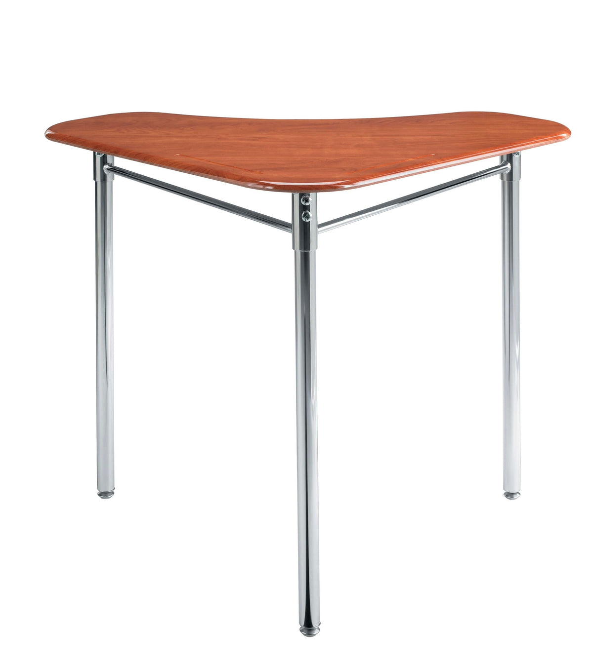 DESK - CLASSROOM SELECT - CONTEMPORARY COLLABORATION STANDING HEIGHT - TRIANGLE 36 W X 24 D - 30-43 INCH ADJUSTABLE HEIGHT - HARD PLASTIC - NONE - SPECIFY TOP COLOR - NONE - GLIDE