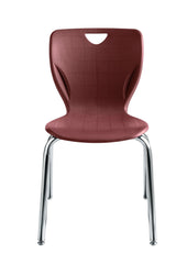 CHAIR - CLASSROOM SELECT - CONTEMPORARY 4-LEG - 16 IN - SPECIFY SEAT AND BACK COLOR - SPECIFY FRAME COLOR - GLIDE - SPECIFY GLIDE TYPE - CHROME