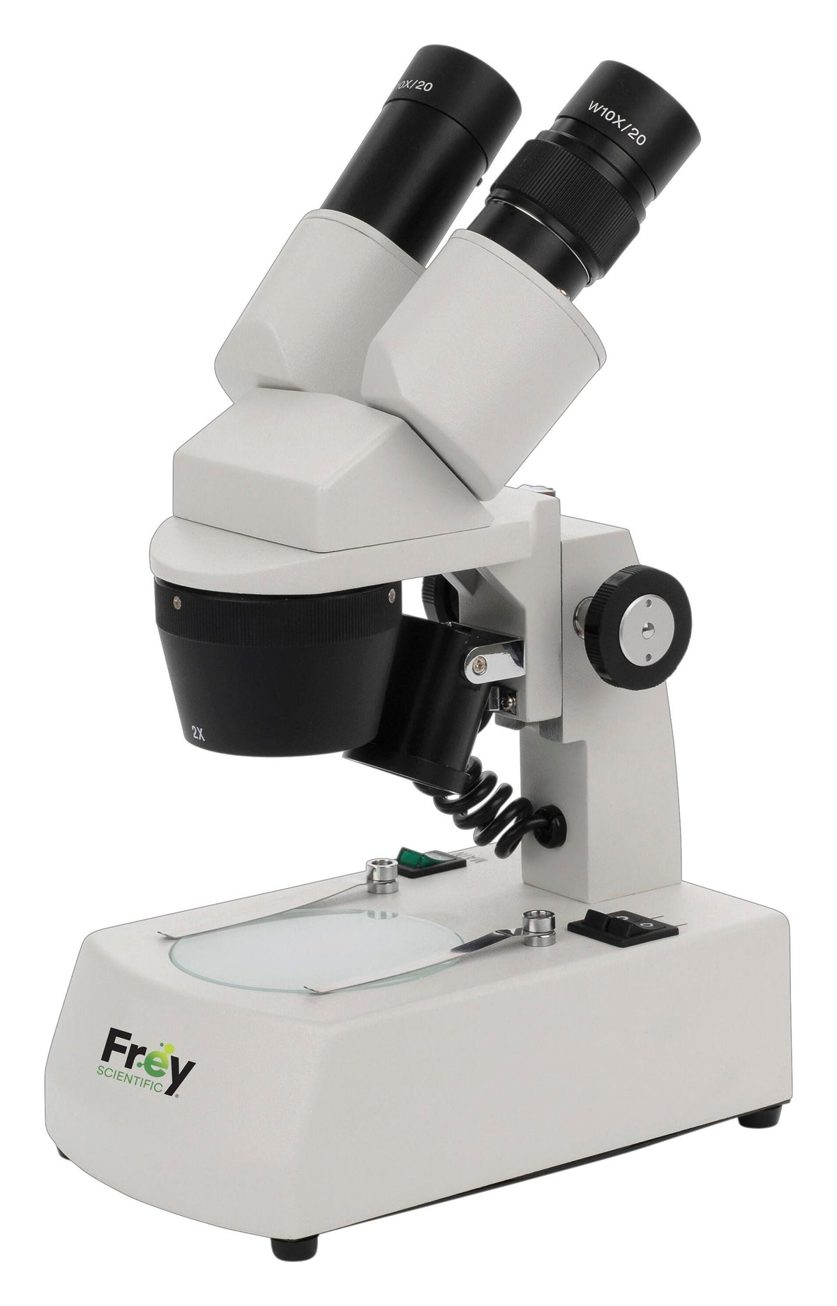 MICROSCOPE FREY COMPACT FIXED STEREO 2X-4X CORDLESS LED