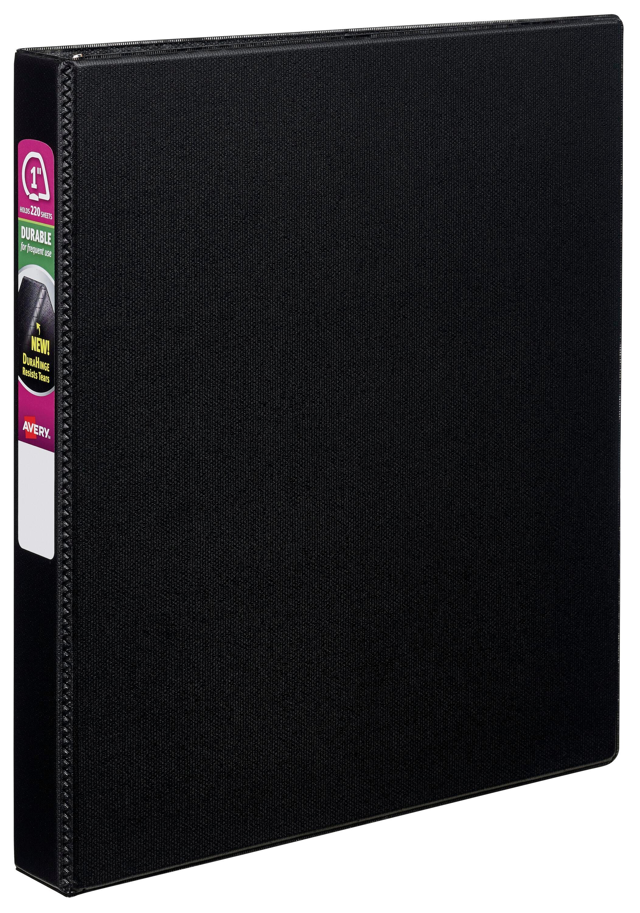 BINDER DURABLE 1 IN SLANT RING BLACK