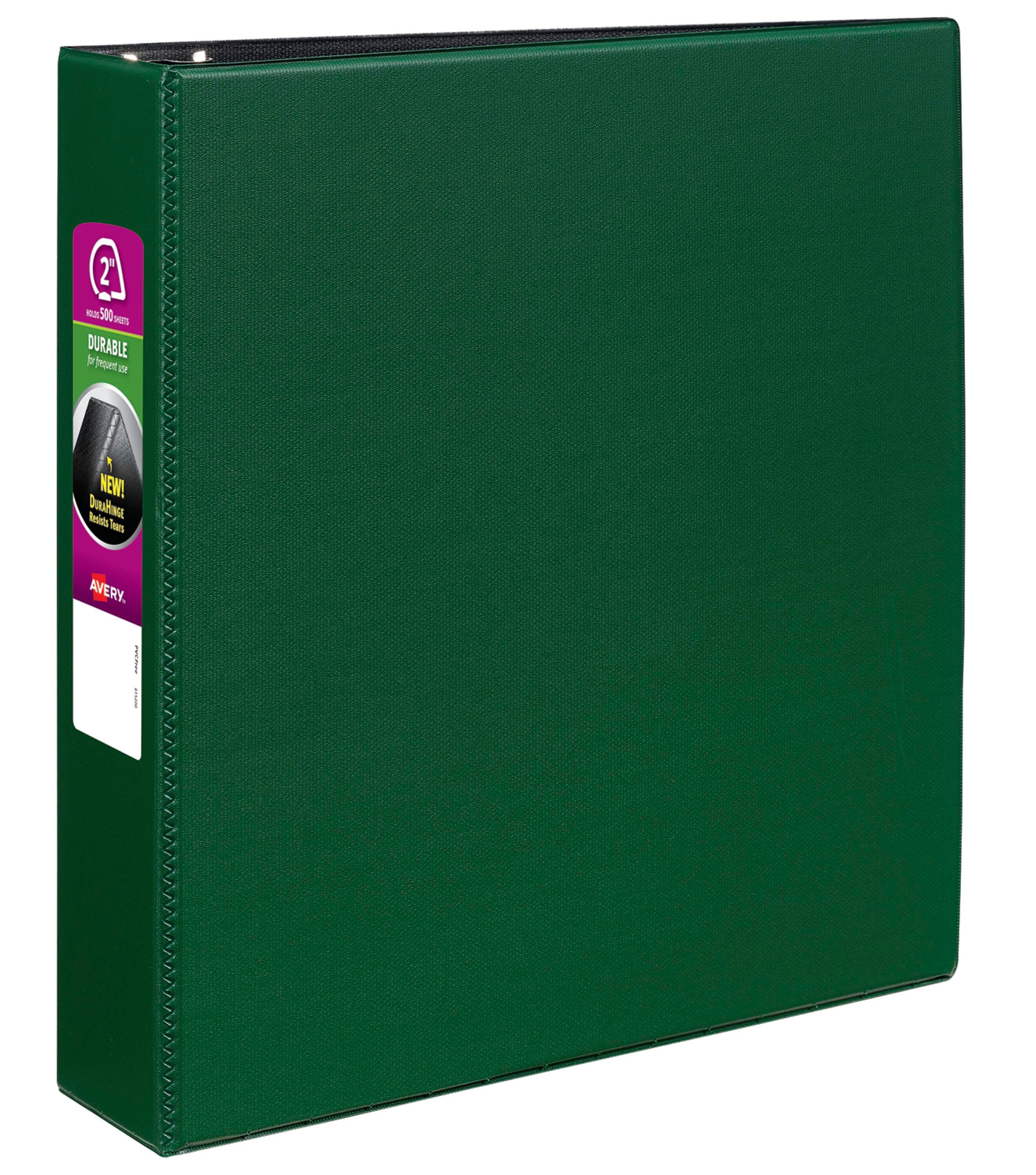 BINDER DURABLE 2 IN SLANT RING GREEN