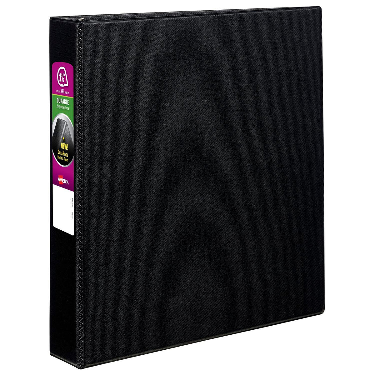 BINDER DURABLE 1.5 IN SLANT RING BLACK