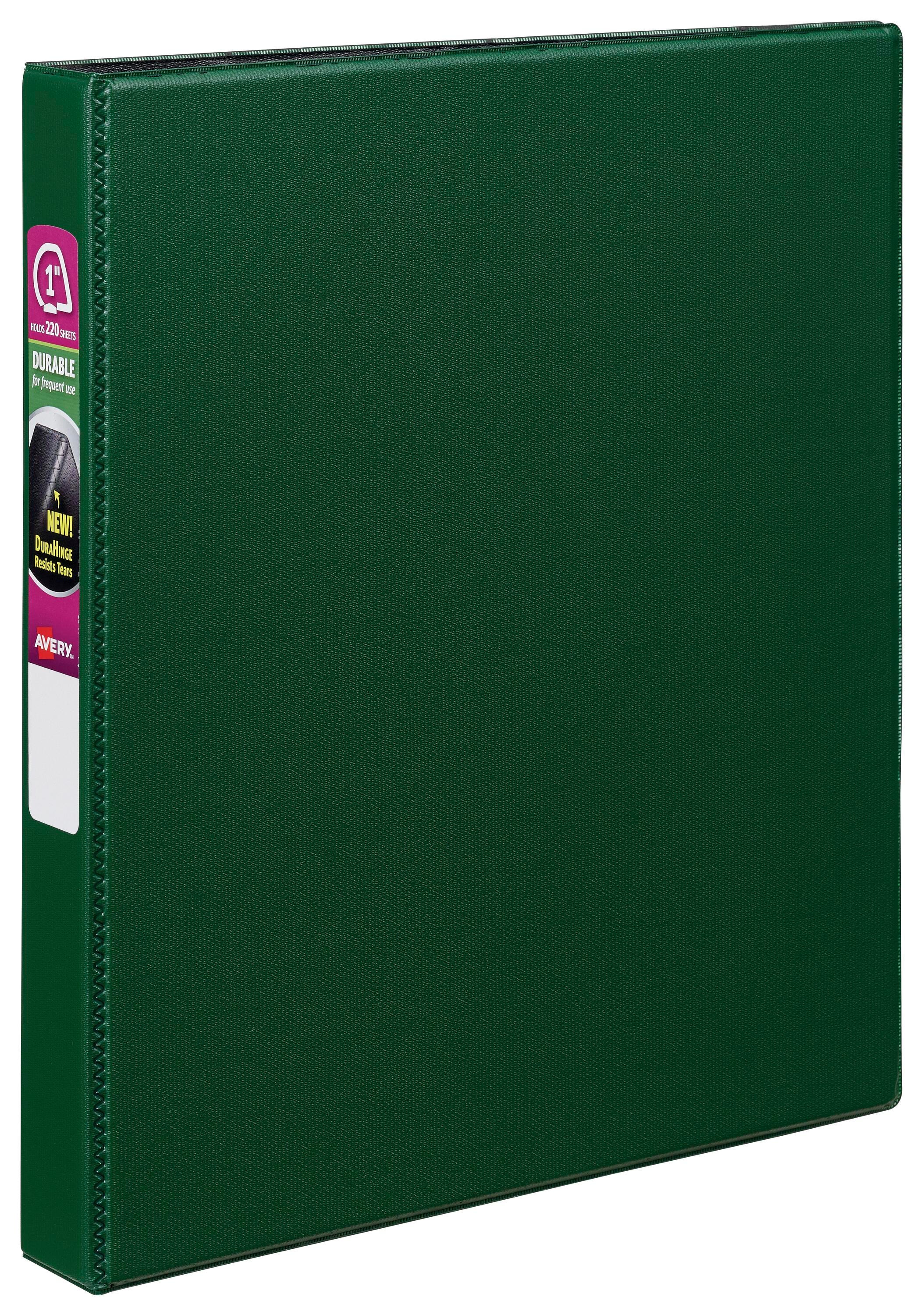 BINDER DURABLE 1 IN SLANT RING GREEN