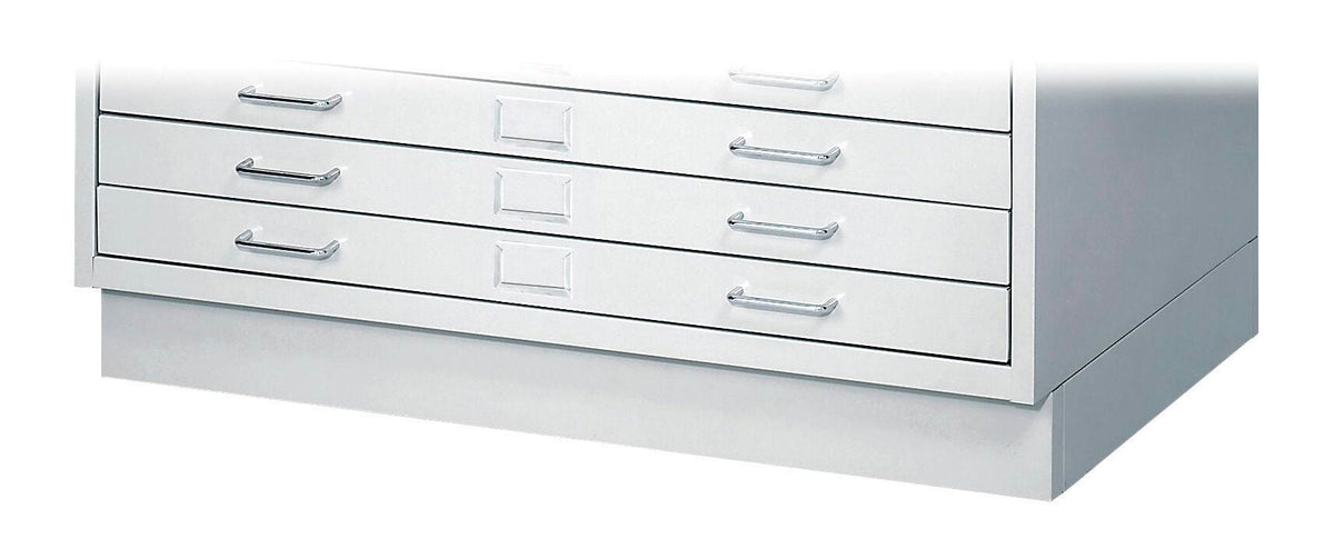 FILE FLATE FACIL LOW BASE SMALL 40-1/4 W X 24 D X 4-3/4 H LT GRAY