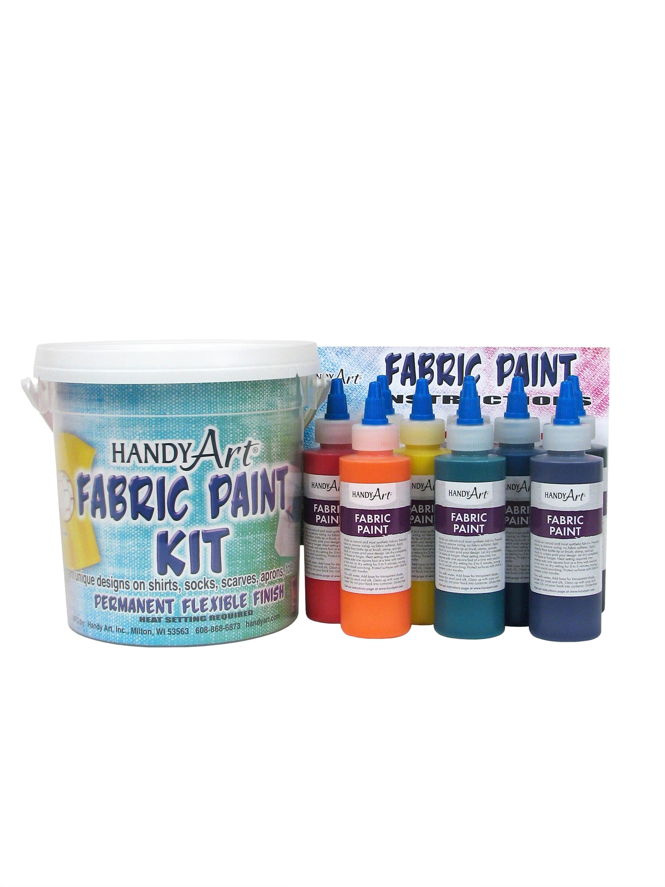 PAINT FABRIC 4 OZ SET OF 9 HANDY ART