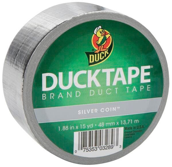 TAPE SILVER COIN DUCT 1.88 IN X 15 YARDS