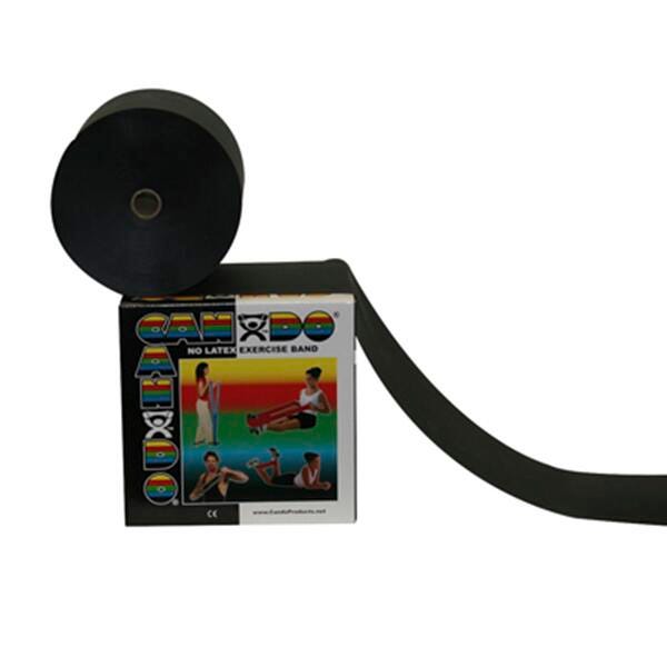BAND EXERCISE CANDO XHEAVY - 50 YDS - BLACK - NO LATEX
