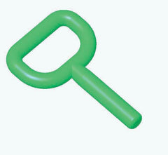 CHEWY TUBE - GREEN SMOOTH TUBE SUPER CHEW - ST/3