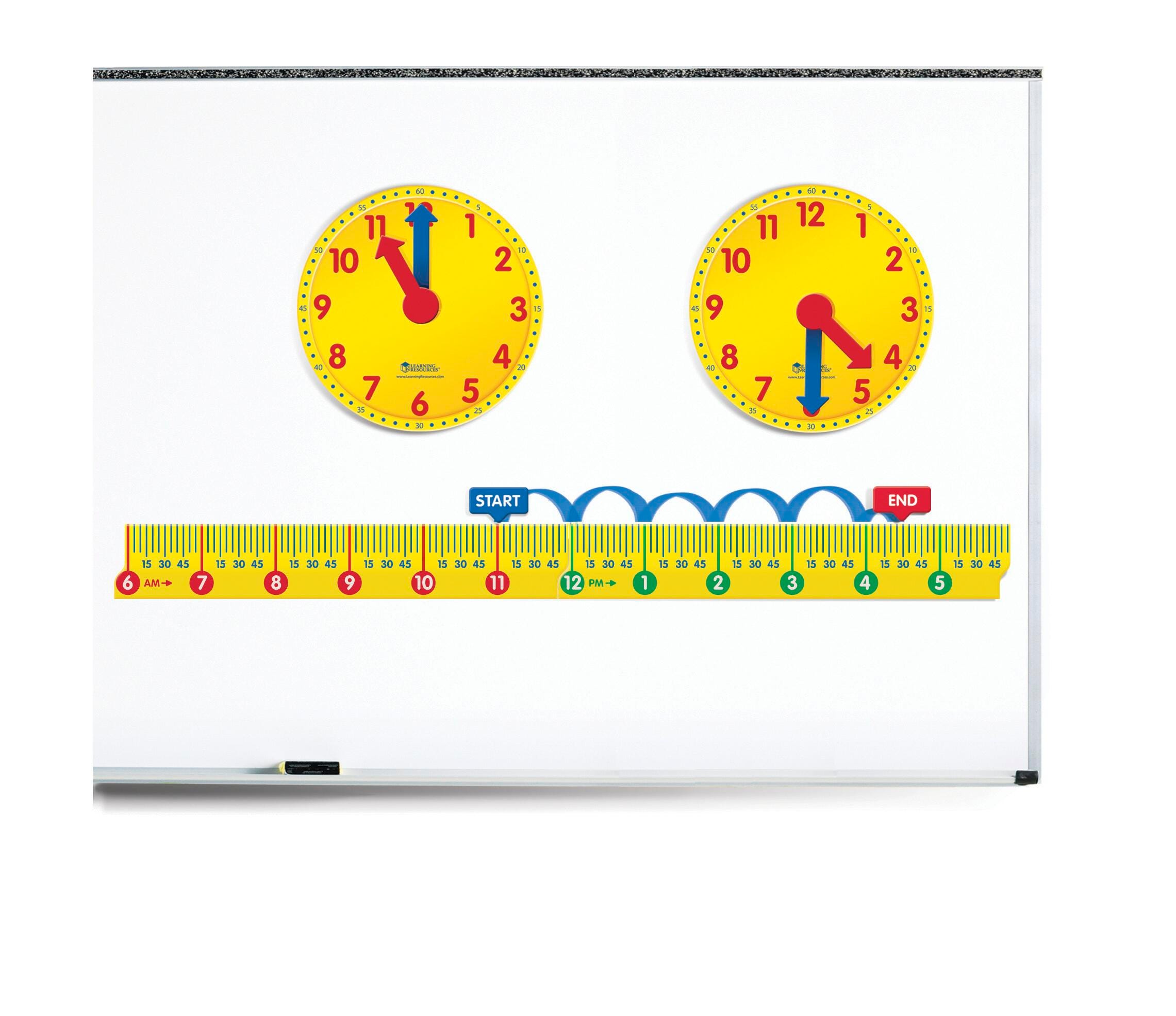 TIME MAGNETIC ELAPSED TIME SET OF 2