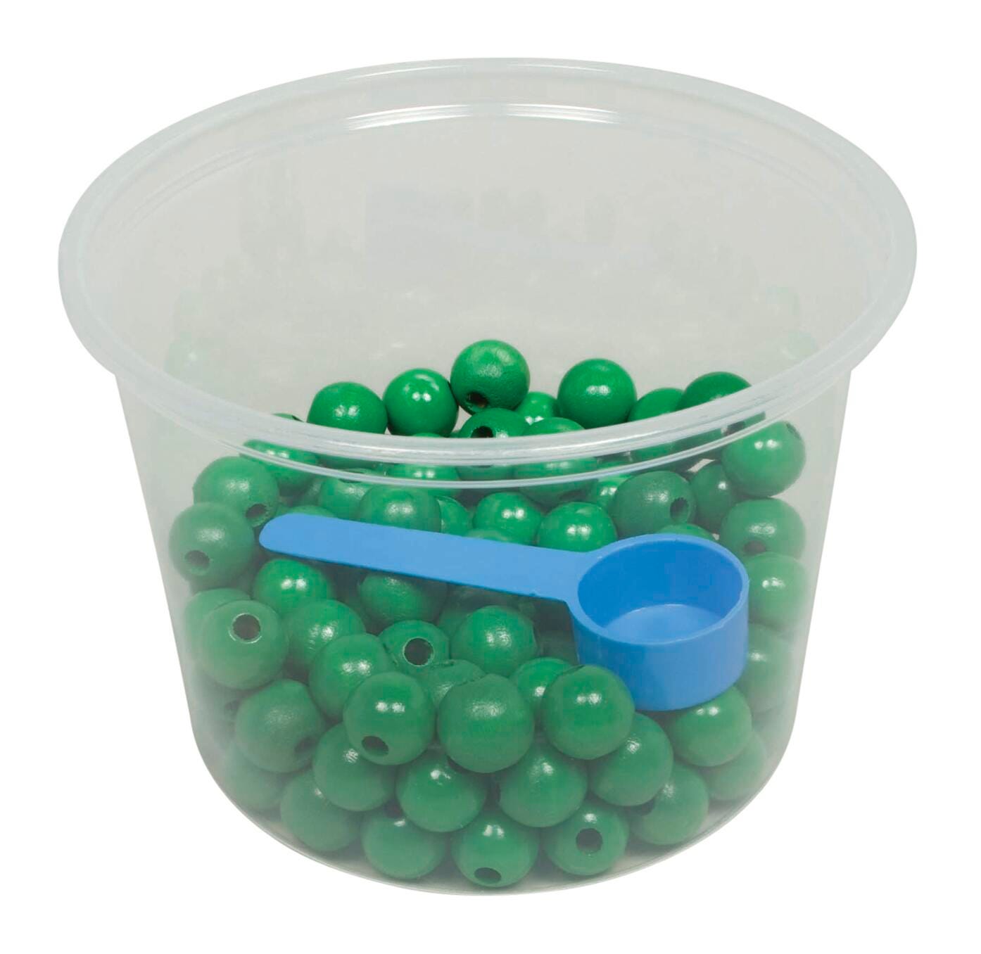 BEADS SPHERE 0.5 INCH GREEN PK 100