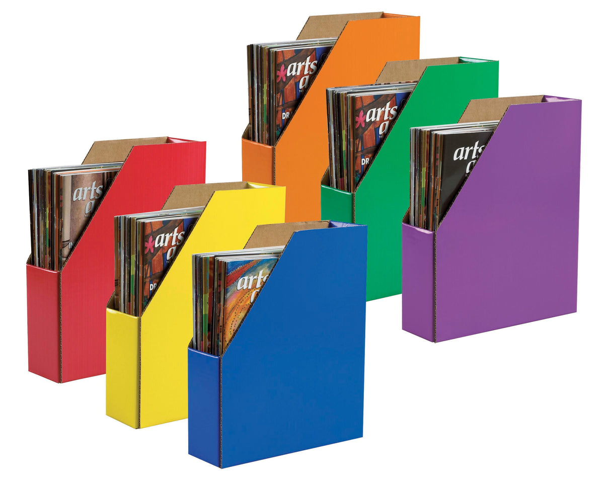 MAGAZINE HOLDER CLASSROOM KEEPERS ASST COLORS PK OF 6