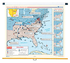 MAP NYSTROM US HISTORY SET OF 16