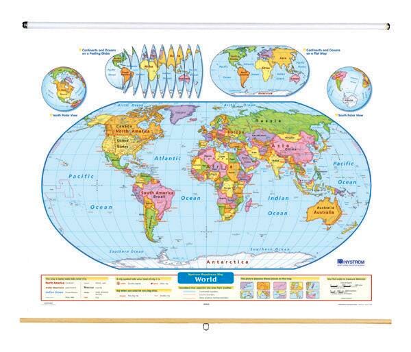 MAP NYSTROM READINESS WORLD MAP
