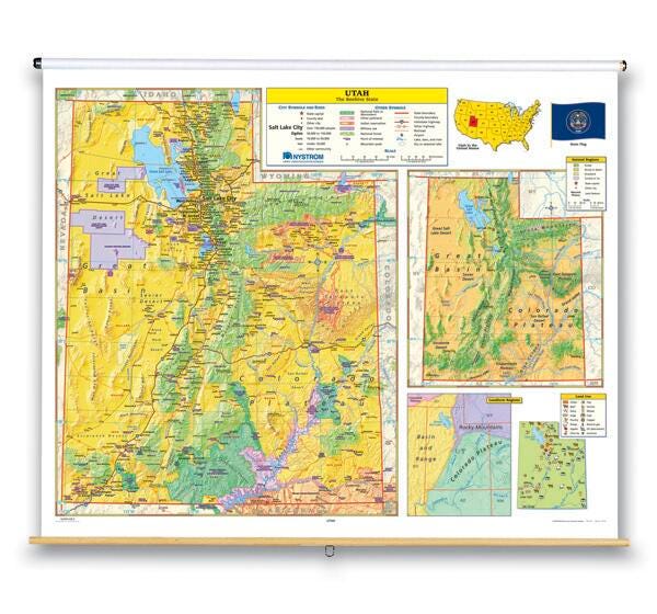 MAP NYSTROM UTAH MAP