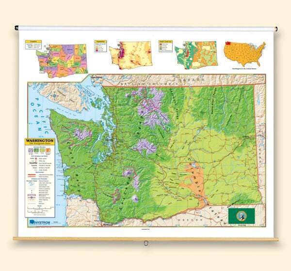 MAP NYSTROM WASHINGTON MAP