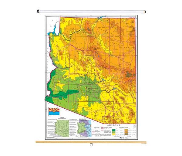 MAP NYSTROM ARIZONA MAP