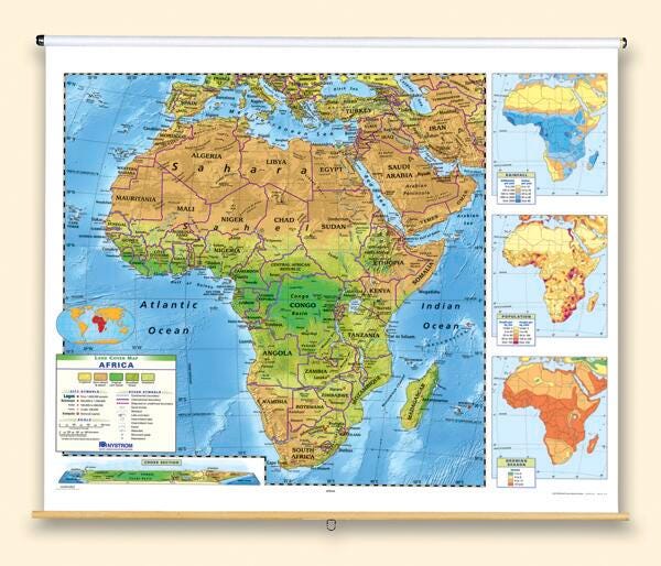 MAP NYSTROM LAND COVER AFRICA