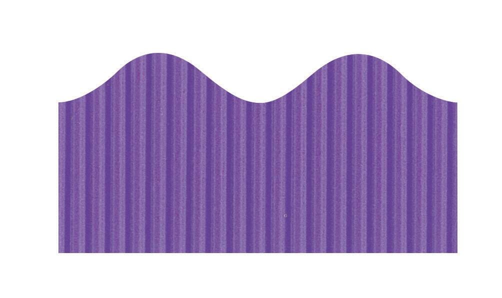 BORDETTE SCALLOPED DEEP PURPLE 2.25INX50FT
