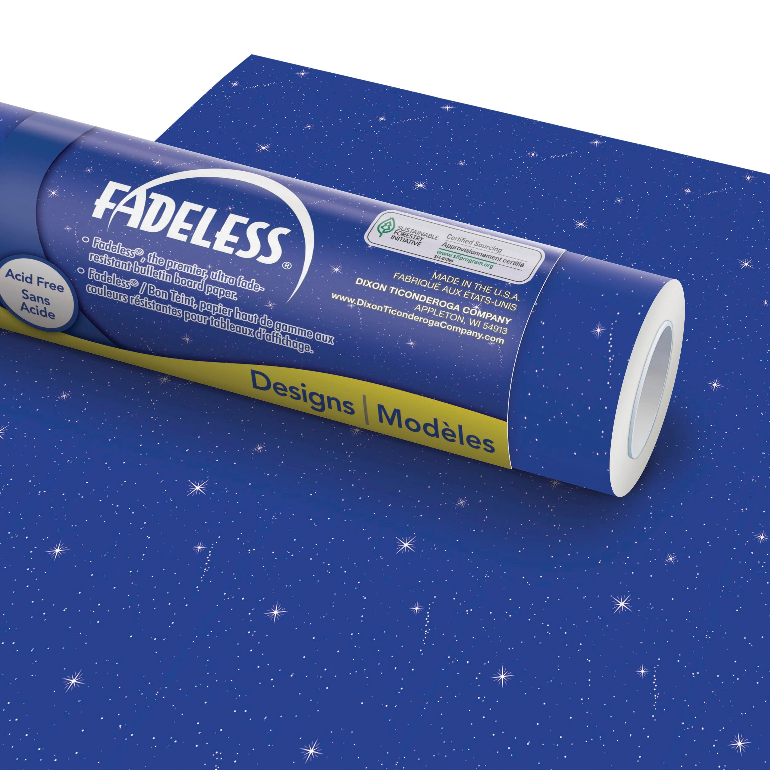 PAPER ROLL FADELESS DESIGNS 48 IN X 50 FT NIGHT SKY