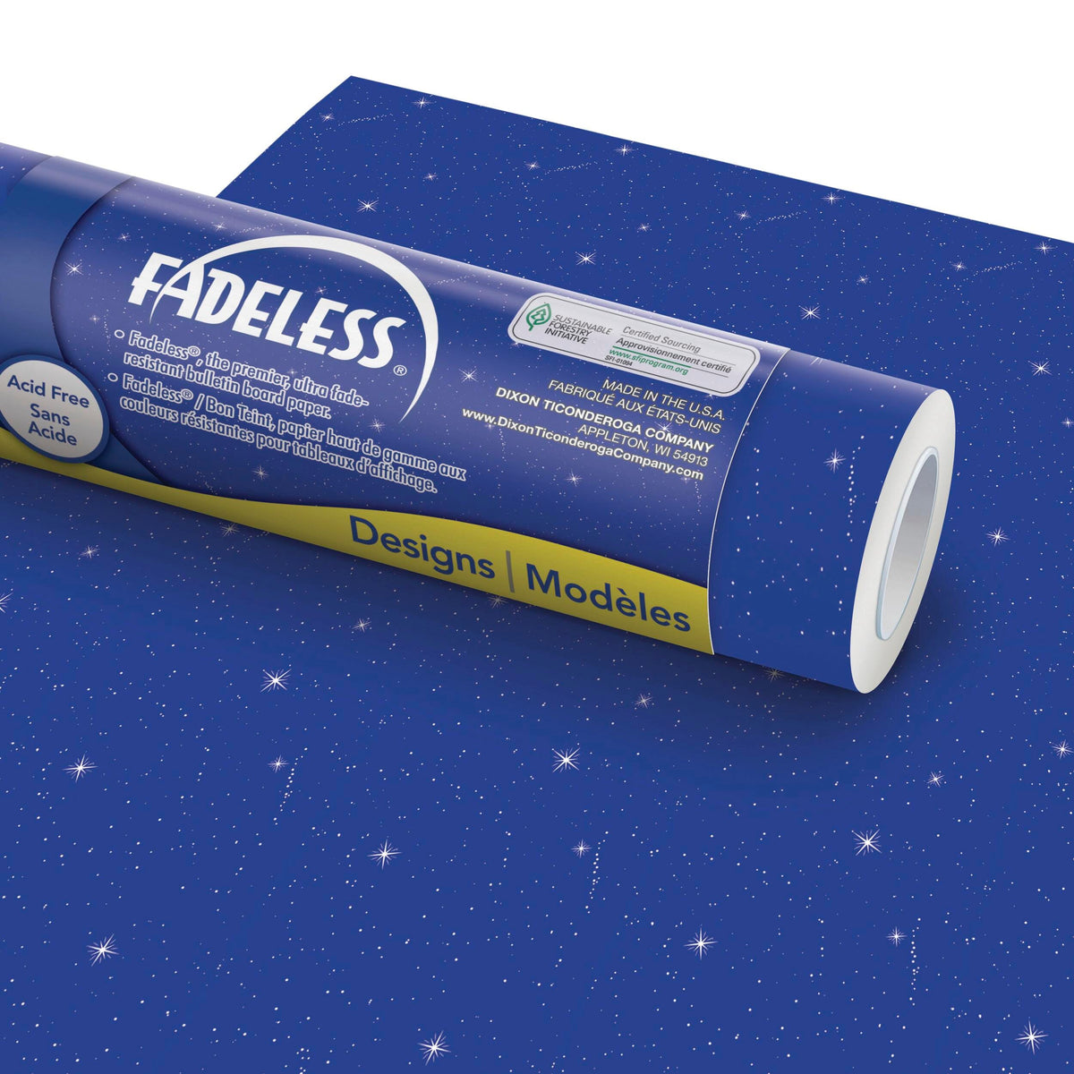 PAPER ROLL FADELESS DESIGNS 48 IN X 50 FT NIGHT SKY